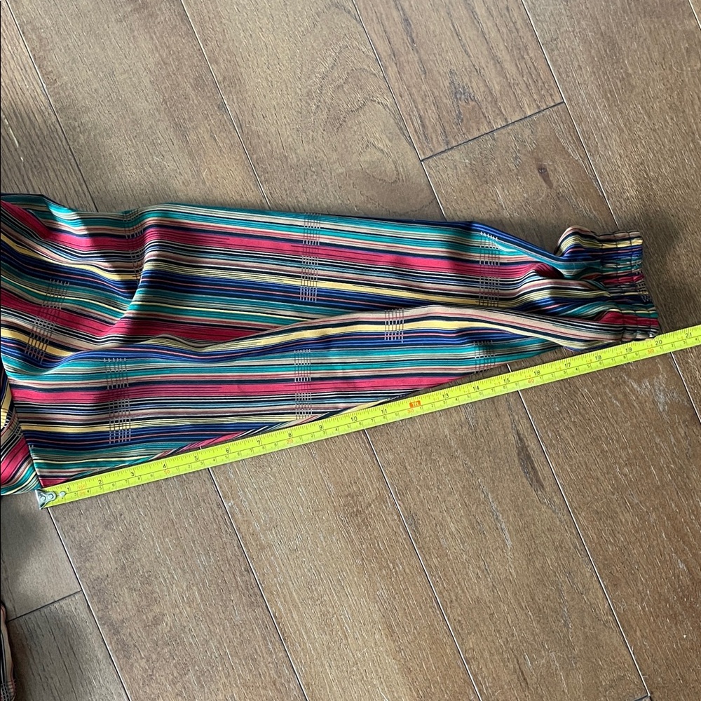 VINTAGE Kensington Square Striped Multicolor Lightweight Bomber Jacket - Picture 4 of 7